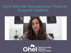 Free helpline supports teachers with free access to resources, therapists