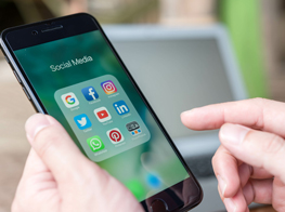 Infographic illustrating strategies for using social media to enhance business growth and engagement.