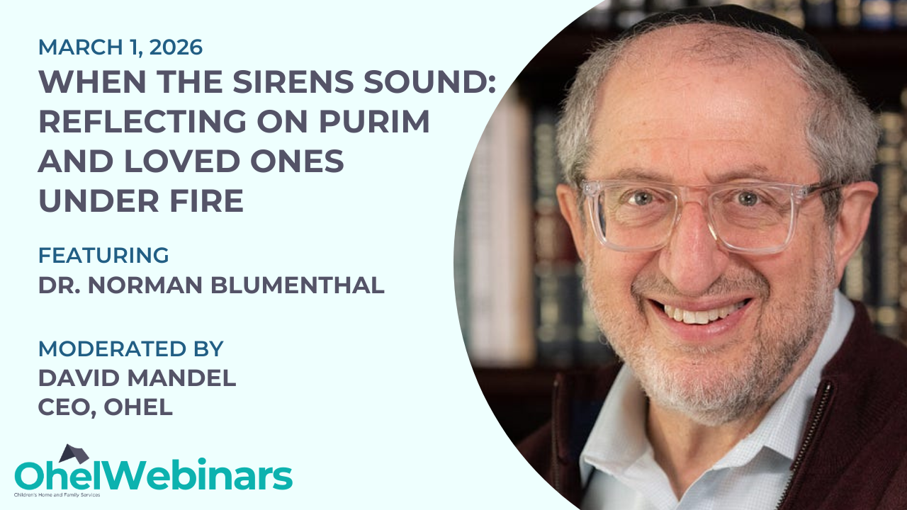 When the Sirens Sound: Reflecting on Purim  and Loved Ones  Under Fire